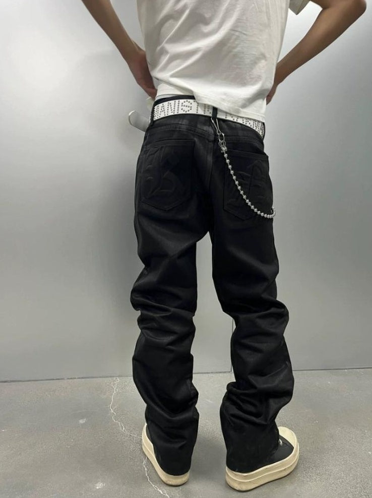 RETRO BRUSH WAX JEANS