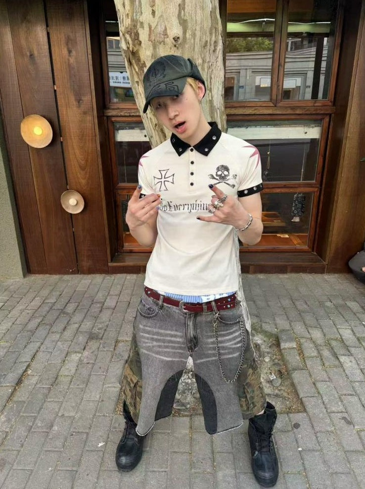 SKULL STREET POLO