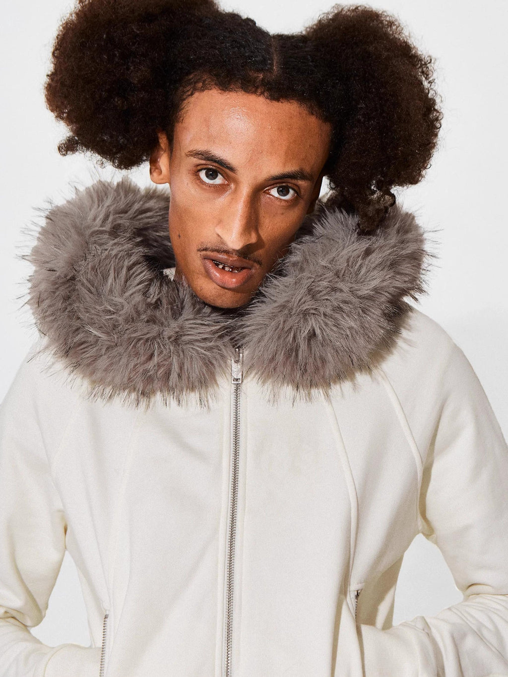 FUR COLLAR HOODE
