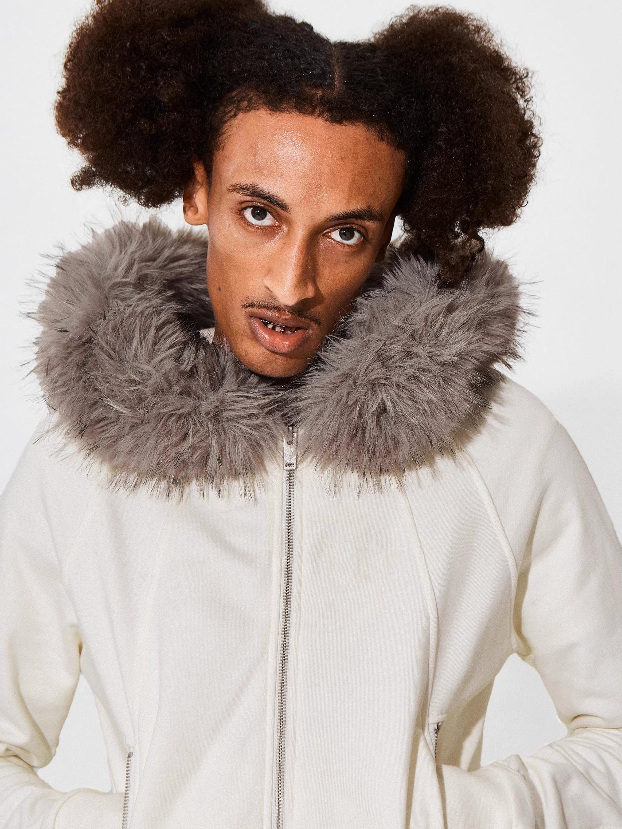 FUR COLLAR HOODE