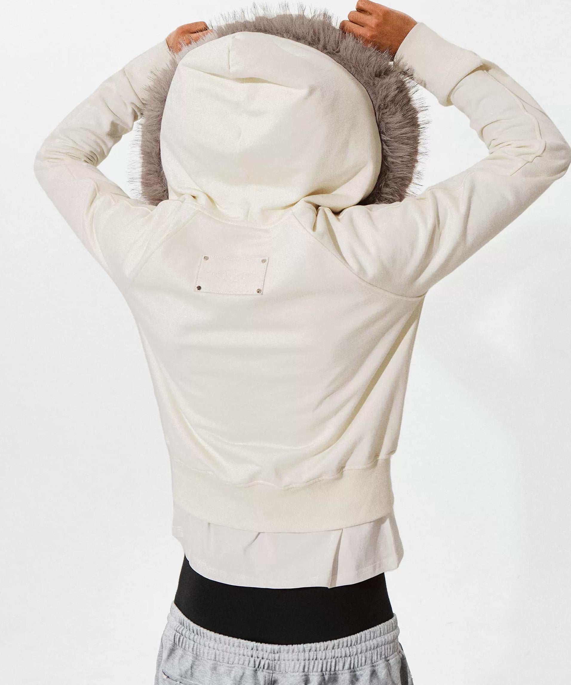FUR COLLAR HOODE