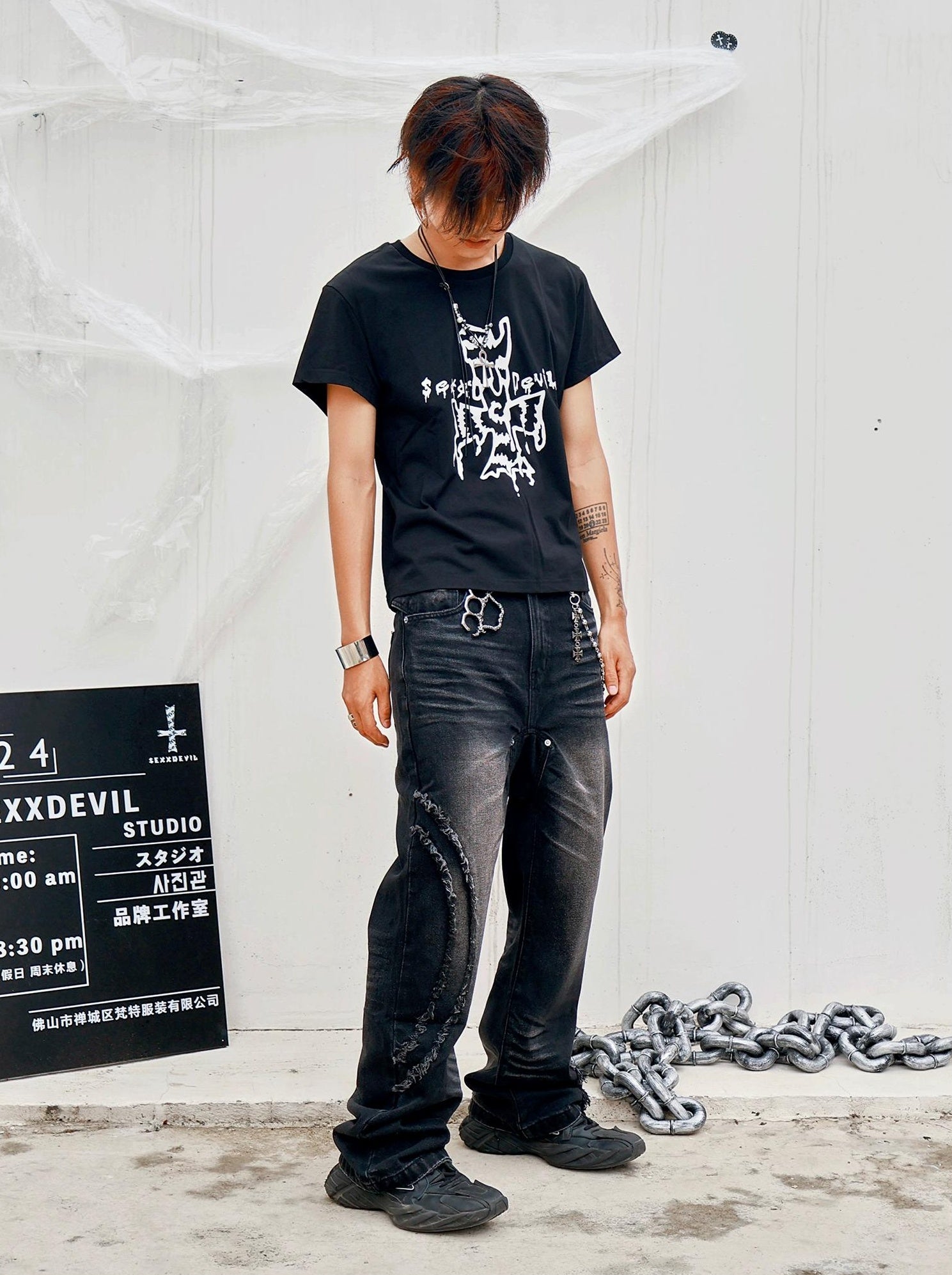 SPIKE ARMOR DENIM