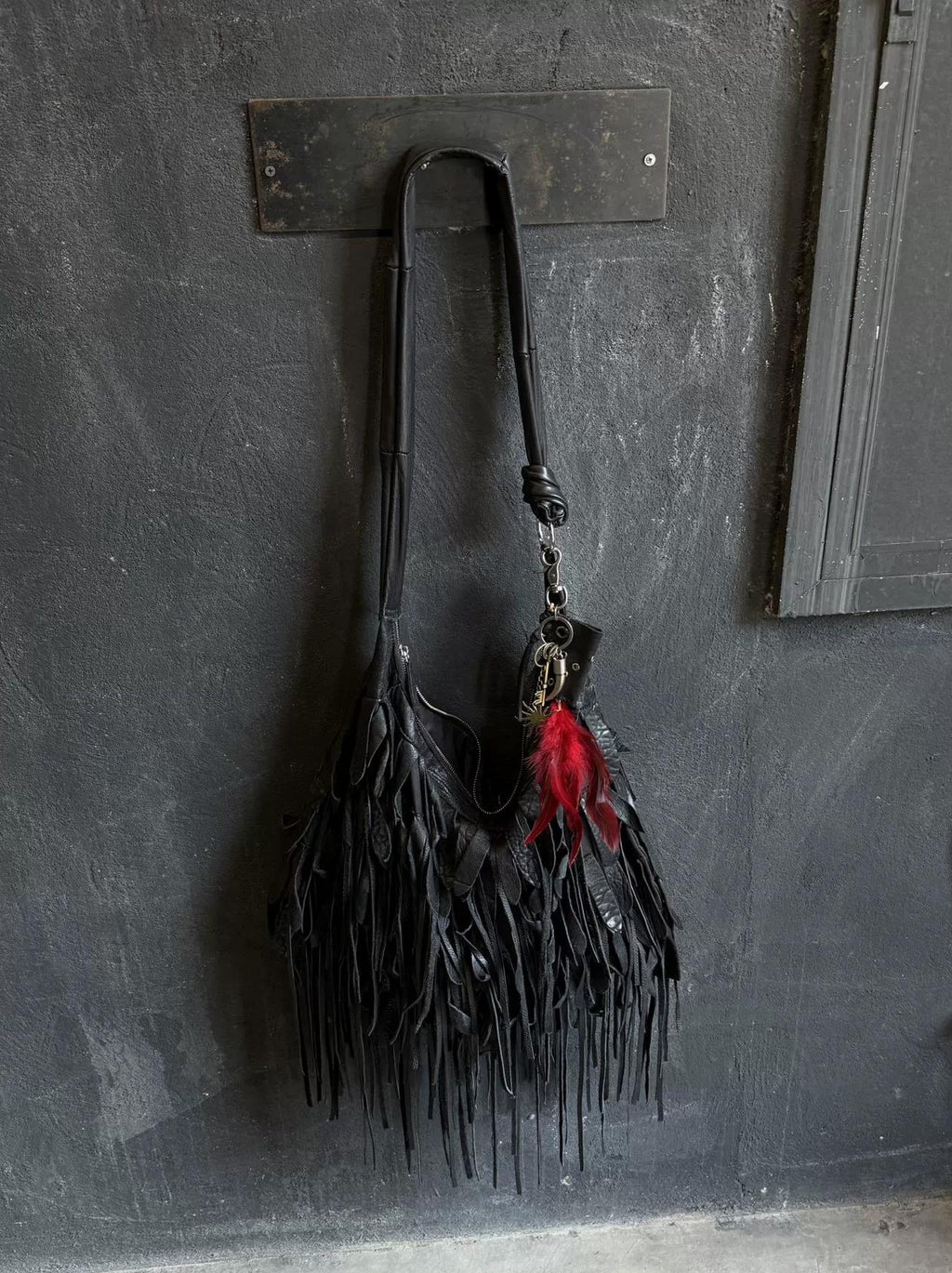FRAYED EDGE BAG