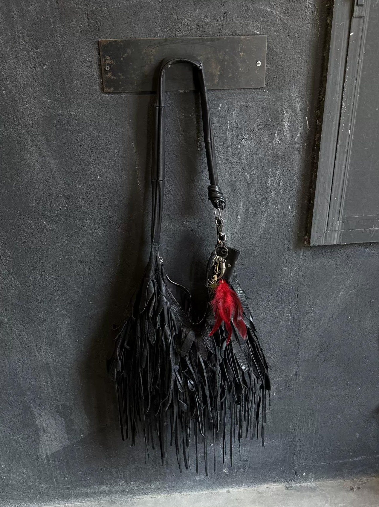 FRAYED EDGE BAG