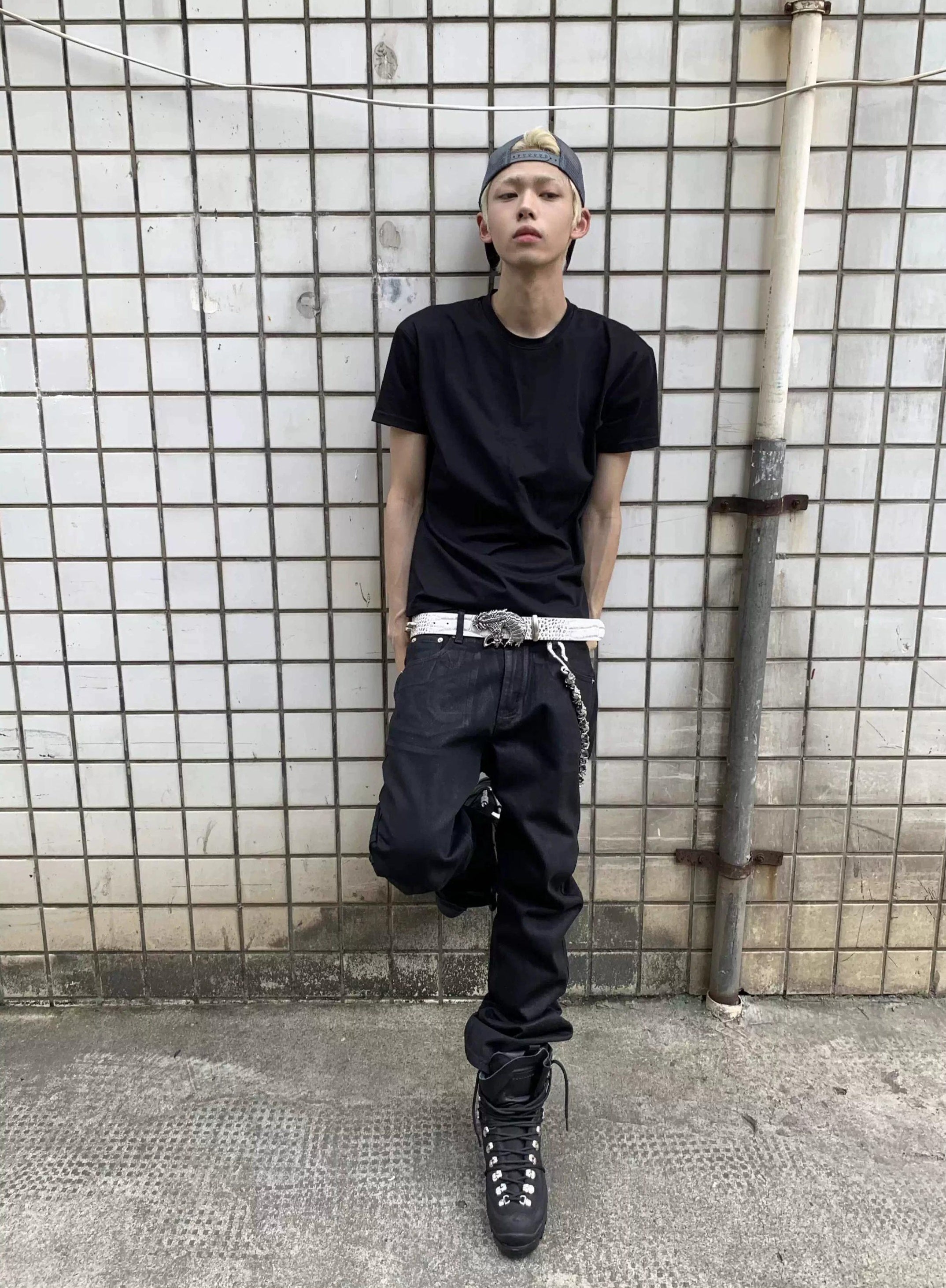 RETRO BRUSH WAX JEANS