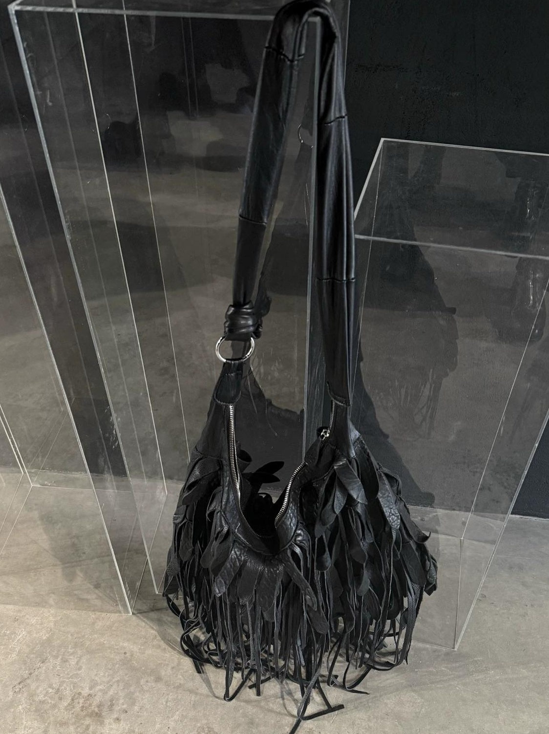 FRAYED EDGE BAG
