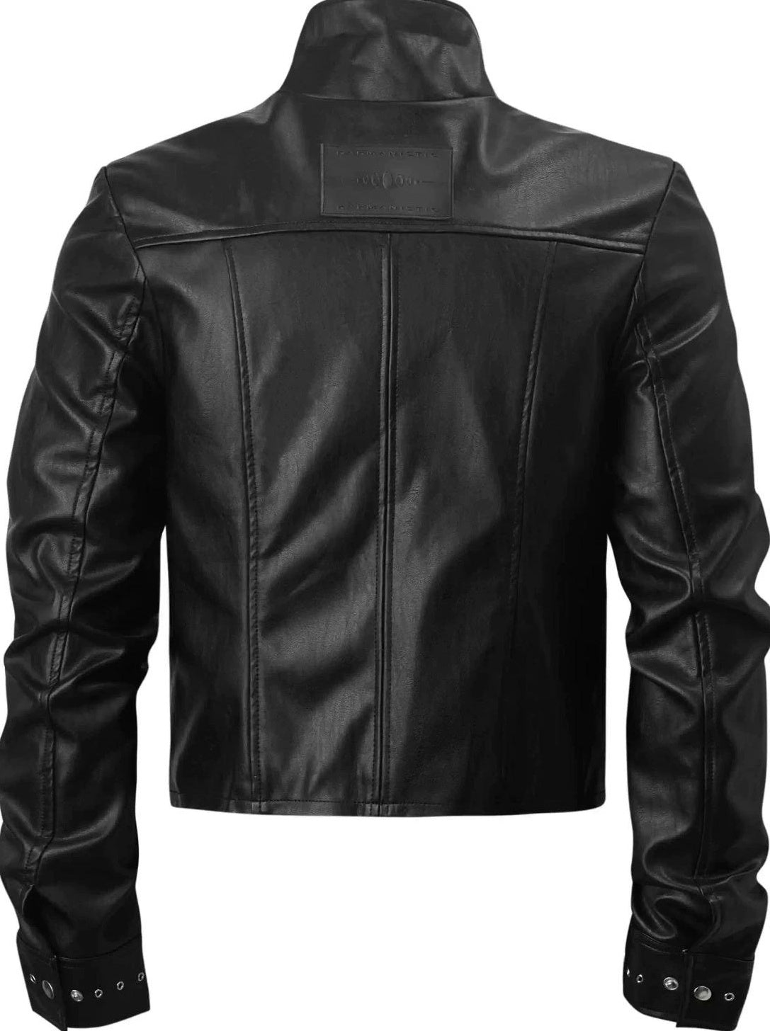 HIGH COLLAR BIKER JACKET
