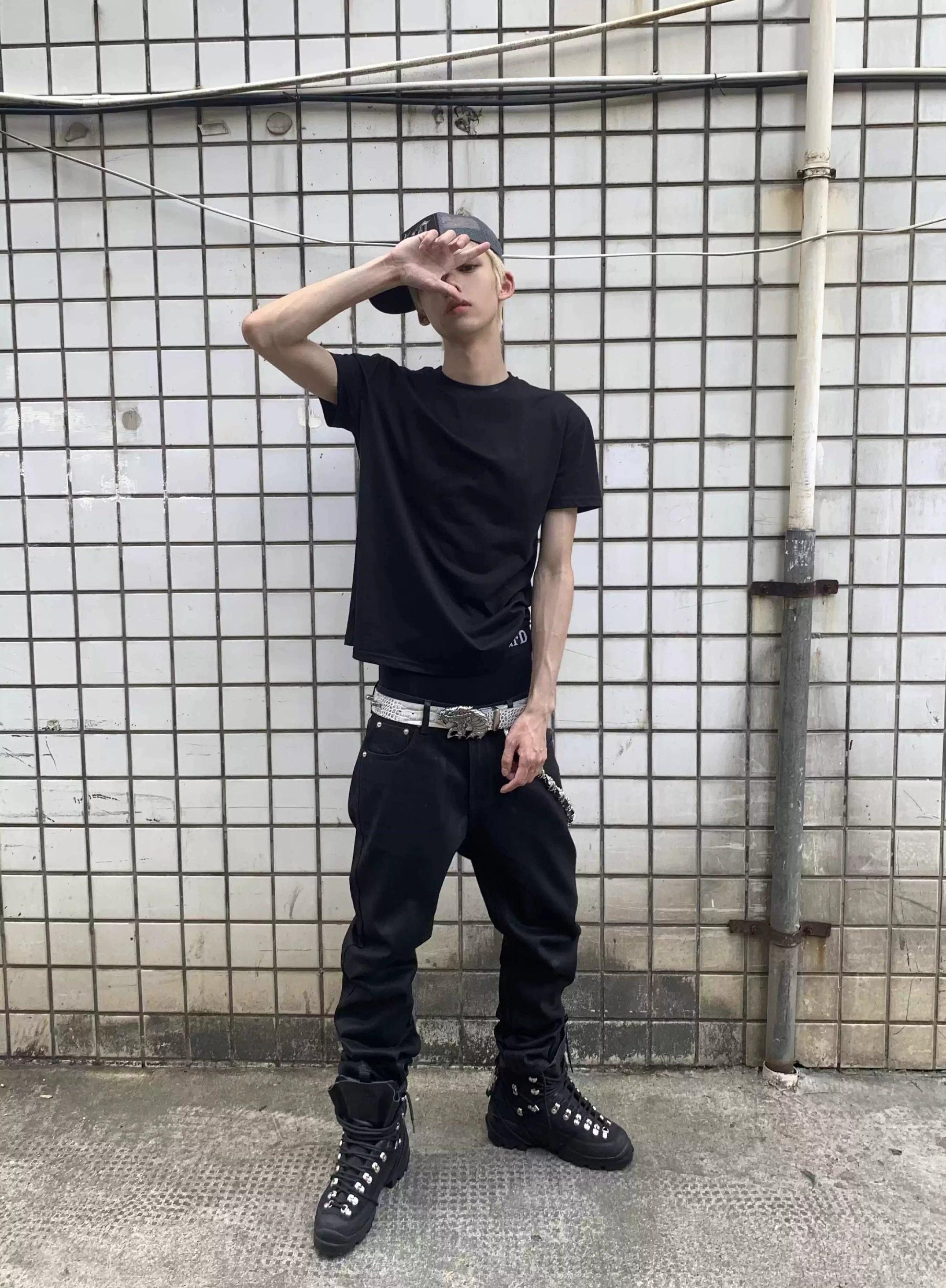 RETRO BRUSH WAX JEANS