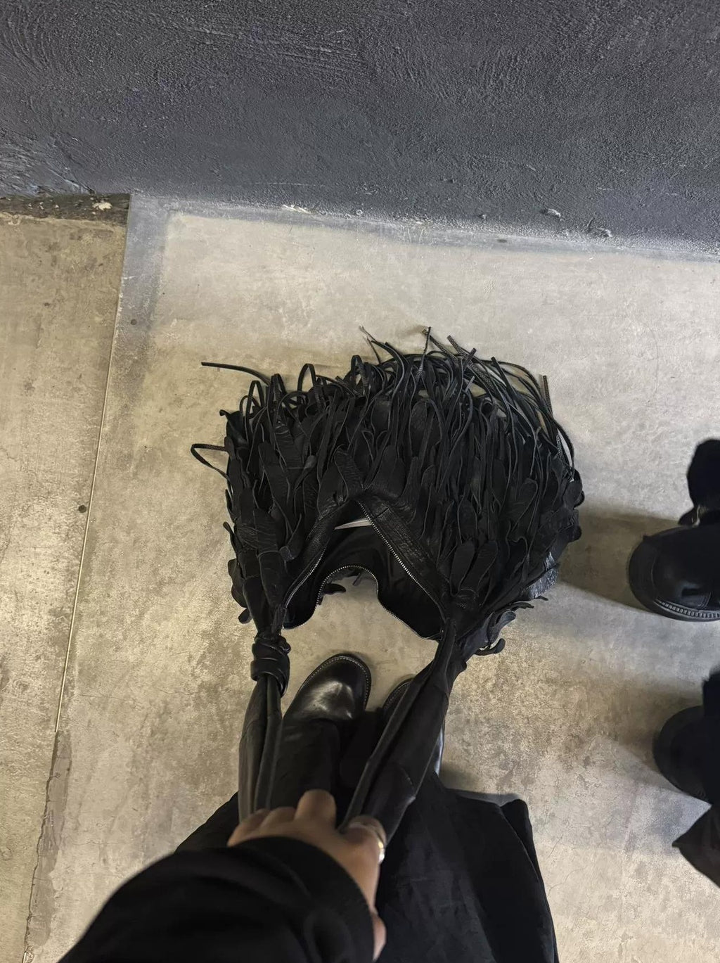 FRAYED EDGE BAG