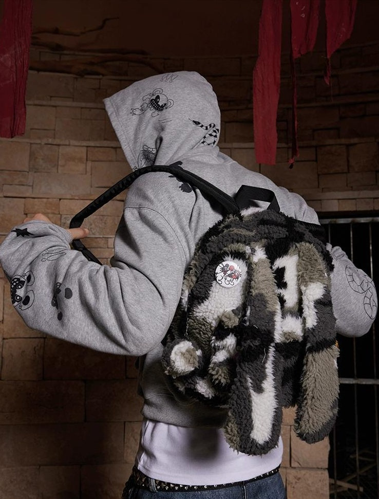 CAMO BUNNY BACKPACK
