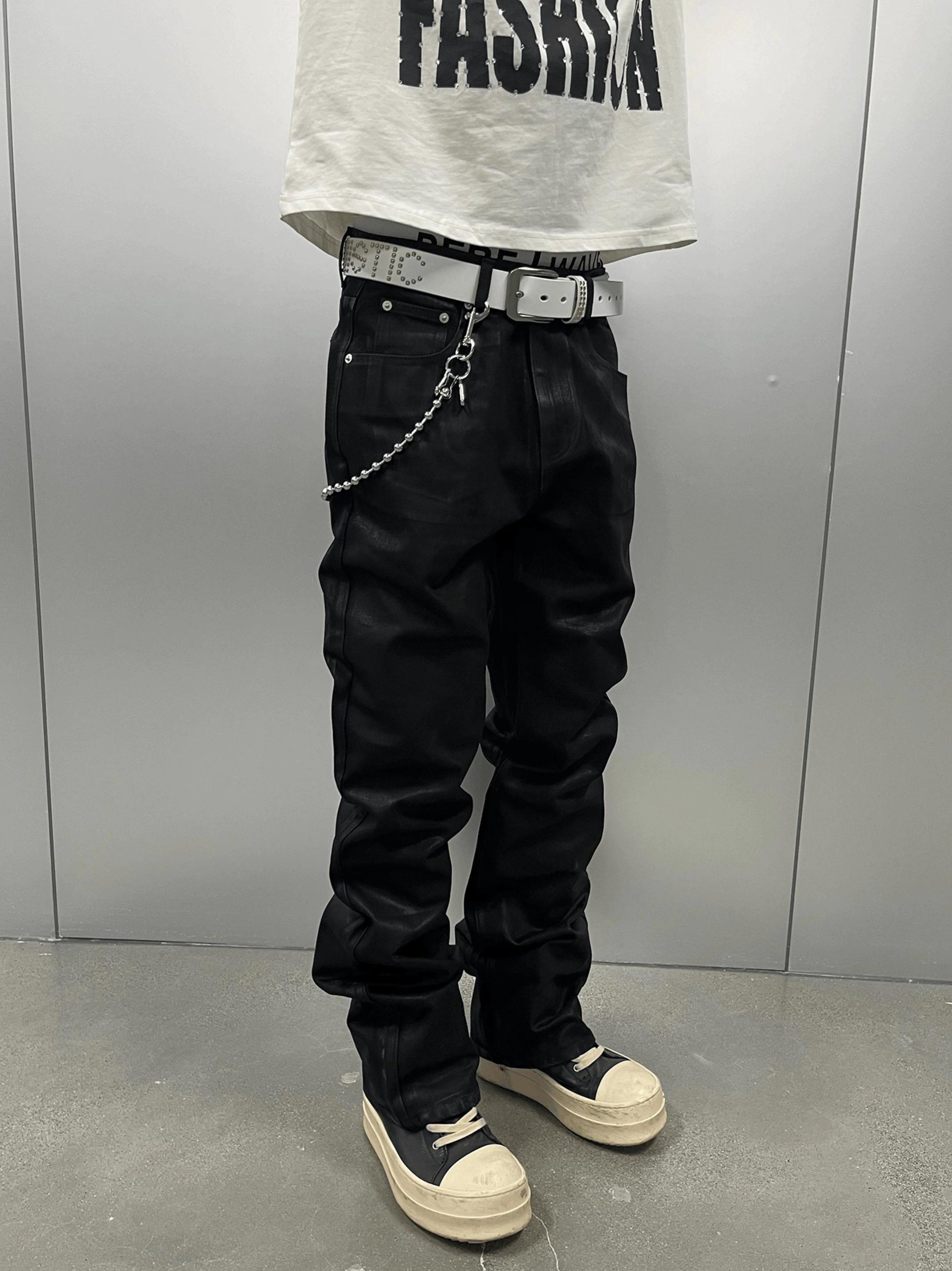 RETRO BRUSH WAX JEANS