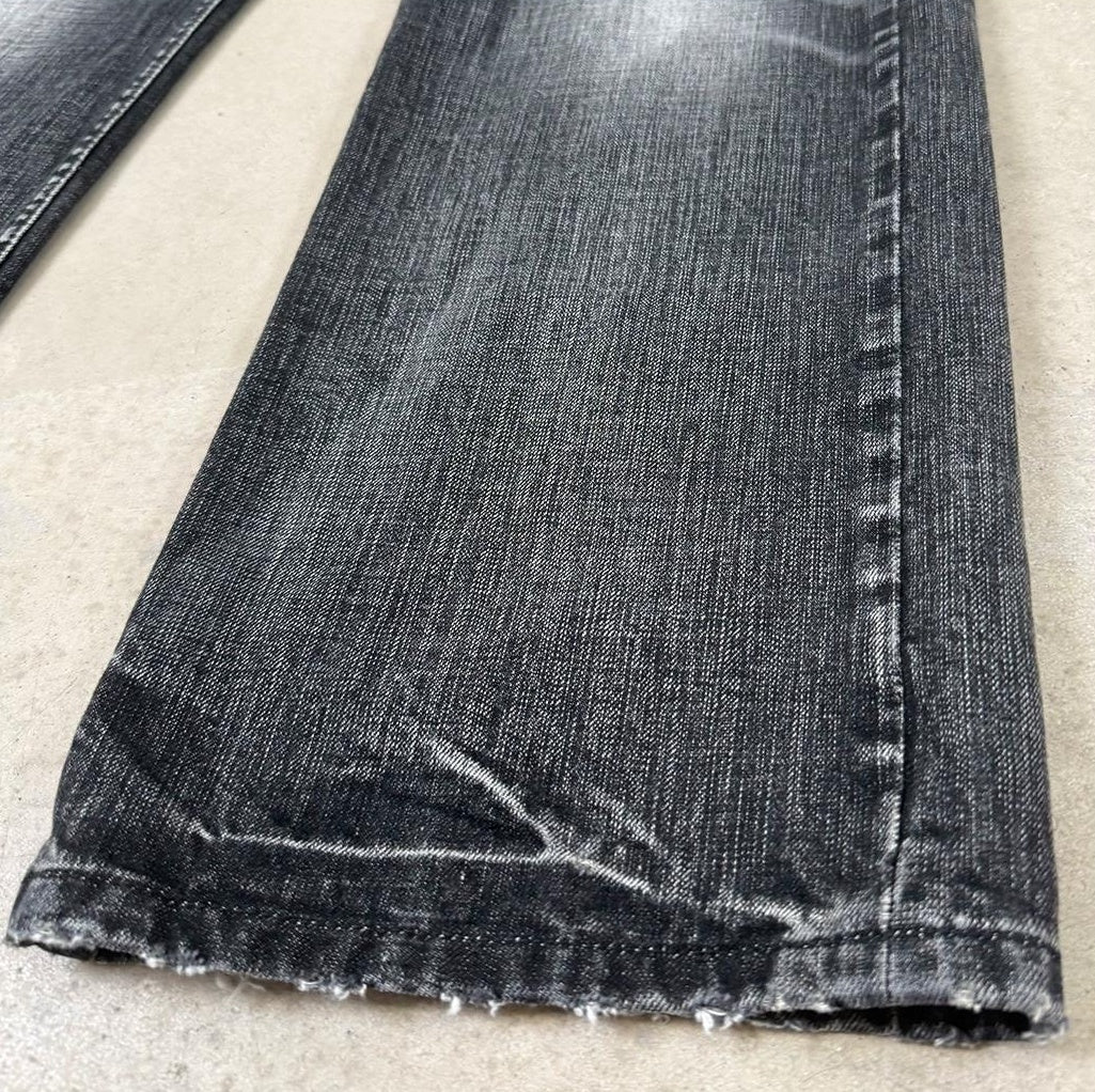 SMOKE LINE DENIM PANTS
