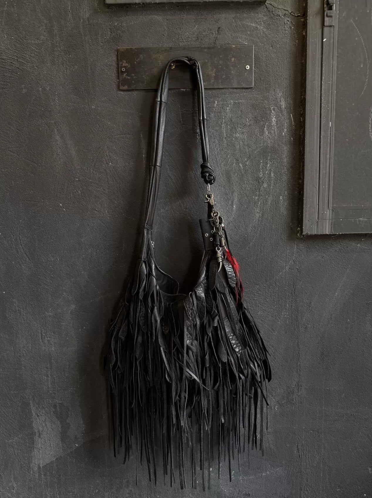 FRAYED EDGE BAG